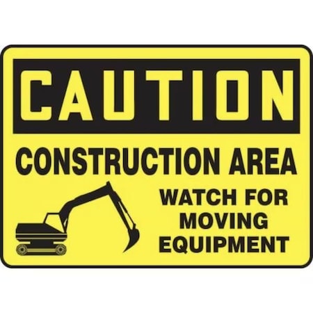 Accuform OSHA CAUTION SAFETY SIGN CAUTION  MCRT607XL MCRT607XL